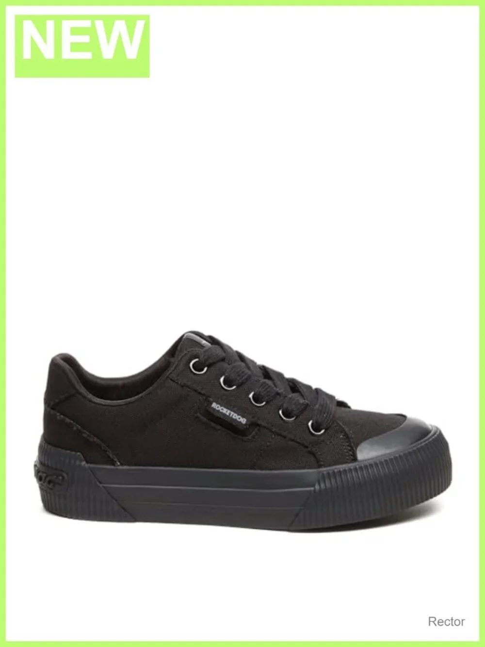 Girls Canvas Comfort Sneaker with Plush Foam Insole and Round Toe